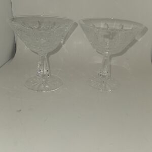 Waterford Crystal Kenmare(Cut) Champagne/Tall Sherbet Glasses 2